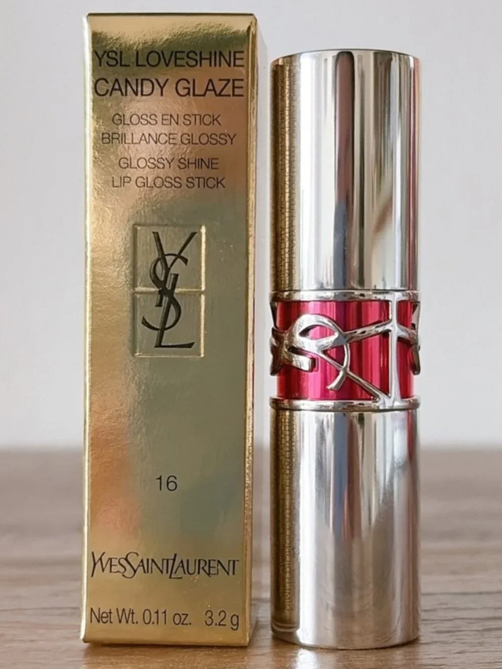 YSL Beauty Candy Glaze Lip Gloss Stick in Watermelon High
